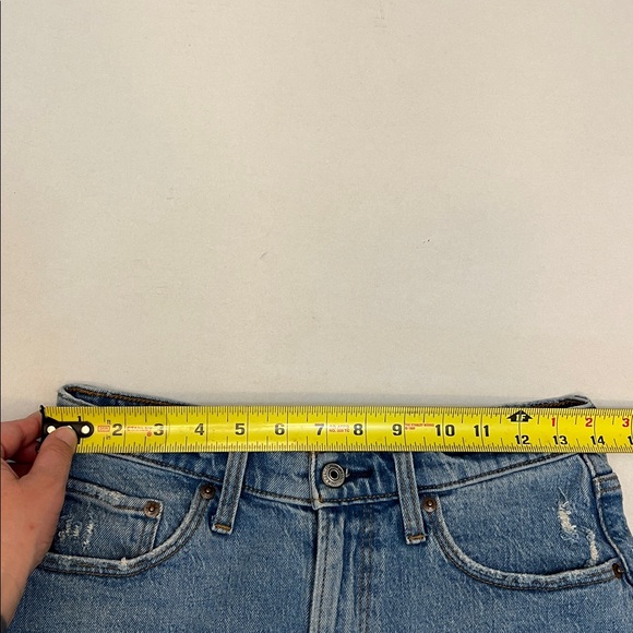 ABERCROMBIE & FITCH THE DAD SHORT HIGH RISE CURVE LOVE SIZE 28/6 - Picture 9 of 12